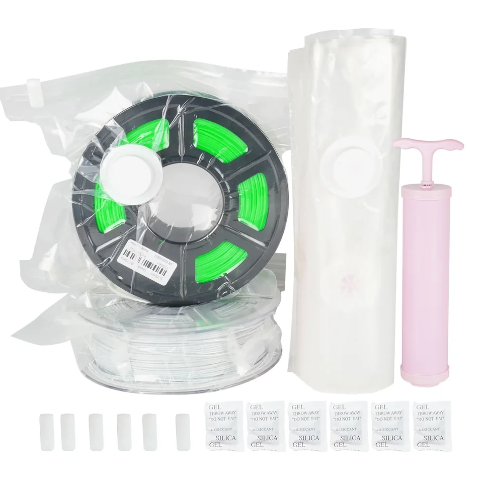 Pre slnečné vlákno Vákuové vrecká s vakom 8 vakov vakov 32 x 34 cm 3D tlač 1 kg vlákno Storage taška na sušičku sušiča