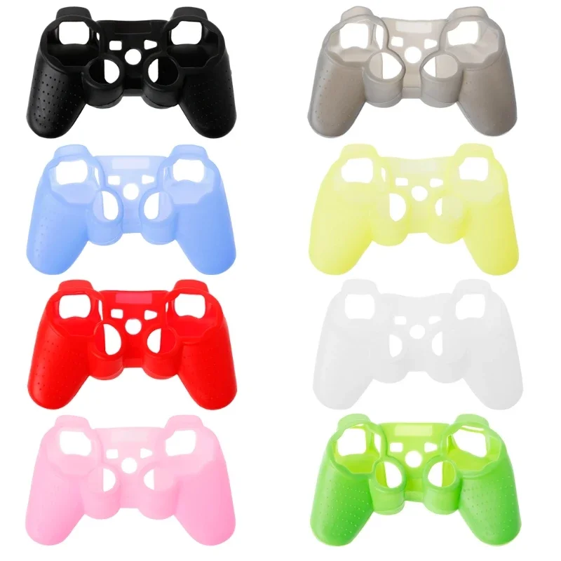 Pre Sony Controller Silikónový puzdro Ochranné puzdro na pokožku pre obal PS3 pre ovládač PS3 Joystick Gel Gum pre PS3