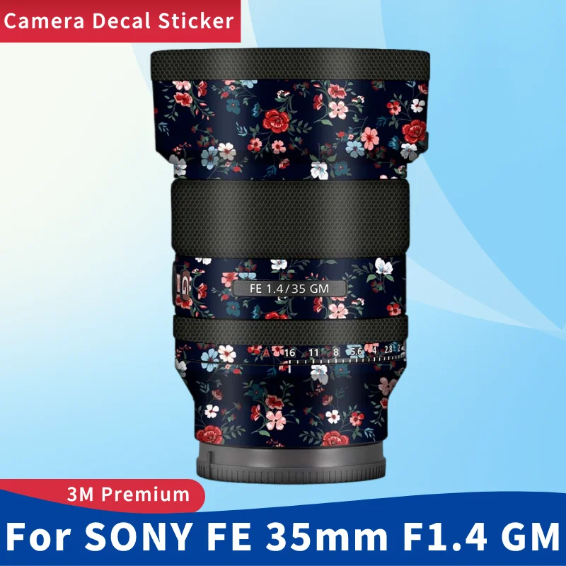 Pre Sony Fe 35 mm F1,4 GM proti strohaniu s nálepkou Camera Ochranta Film Body Protector Chráni kože Sel35F1.4gm 1,4/35