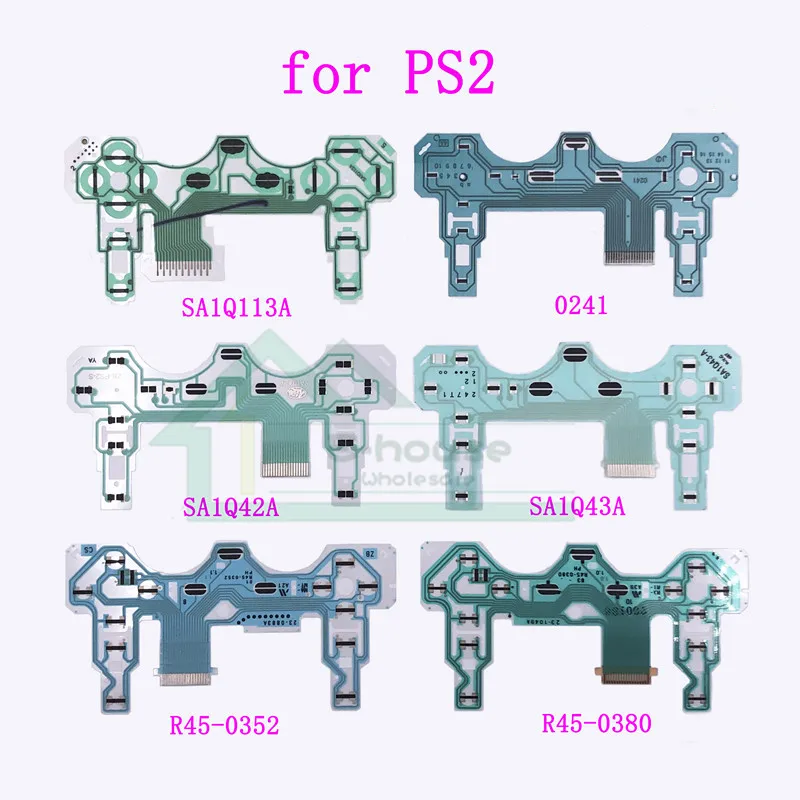 Pre Sony PS2 SA1Q42A SA1Q43A SA1Q113A 0241 Vodivé filmové obvody Flex Ribbon Cable pre PlayStation 2 R45-0380 R45-0352