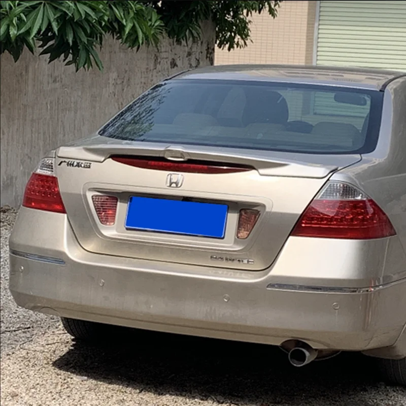 Pre spoiler Honda 7.5th Accord 2006 2007 ABS Plastový materiál Spojler Zadné krídlo kufra Trunk Cover Cover Styling