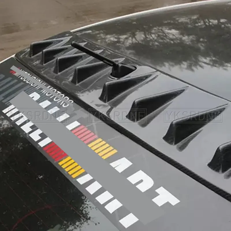 Pre Spoiler Mitsubishi Lancer Ex strešnej strechy 2009-2016 ABS Material Material Zadné okno Strešové spojlery Krídle Styling auta