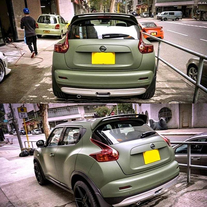 Pre spoiler Nissan Juke 2011 až 2015 Vysoko kvalitný materiál ABS Material Car Charie Wing Primer Color Color Soiler pre spojler Nissan Juke Soiler