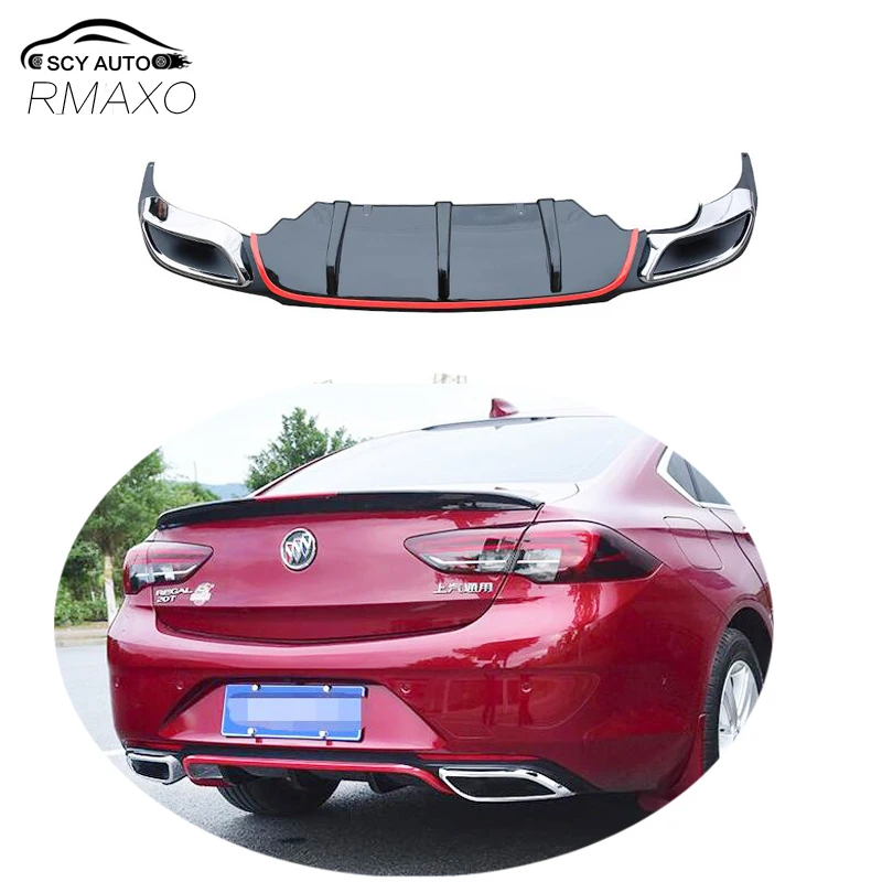 Pre spoiler Opel Insignia Body Kit 2017-2019 pre Opel Insignia ABS zadný pera zadný spojler predný nárazník Protector Difuser Bumpers Protector