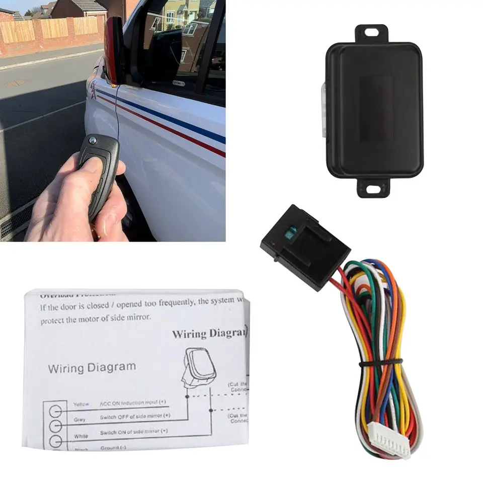 Pre spoločnosť Ford Transit Custom Automatické skladacie zrkadlo na zámku / odomknutie Loom Sit Sit