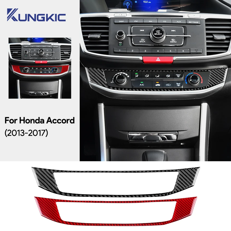 Pre spoločnosť Honda Accord 2013 2014 2015 2016 2017 2017 Skutočná nálepka s mäkkými uhlíkovými vláknami LHD RHD CAR AIR CARMENTRE SPÍNAJTE Vnútorné príslušenstvo