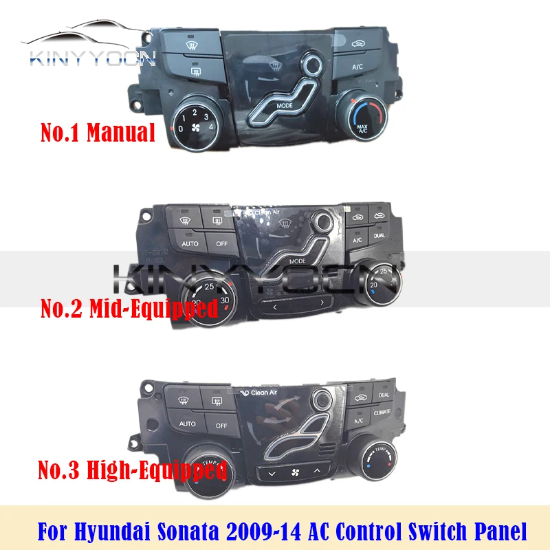 Pre spoločnosť Hyundai Sonata 2009 10 11 12 13 2014 Klimatizačný prepínač Panel AC teplý vzduchový ohrievač klimatizácie klimatizácie
