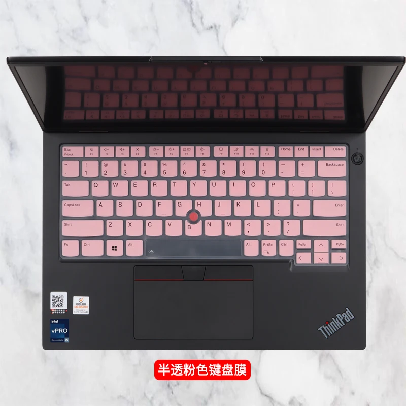 Pre spoločnosť Lenovo ThinkPad X1 Carbon 2022 / Thinkpad Neo 14 2022 / Thinkpad T14S 2022 / ThinkPad T14 2022 TPU Silikónový kryt klávesnice