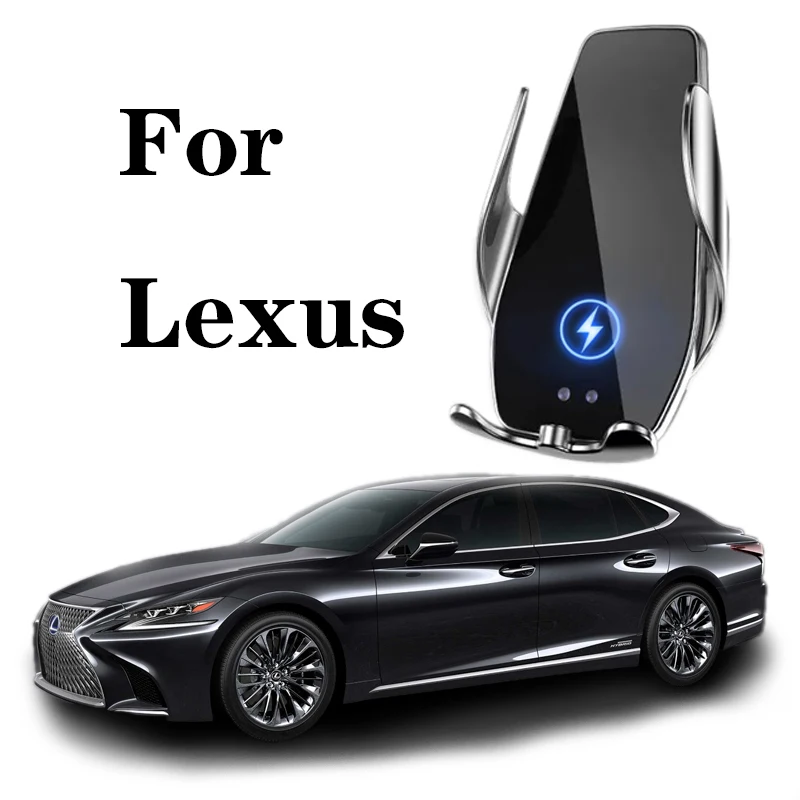 Pre spoločnosť Lexus es ls LX570 UX RX CT NX Držiak na telefón bezdrôtový poplatok 20W Mobilné telefóny MONICE NAVIGÁCIA Bracket GPS SPORTA 360