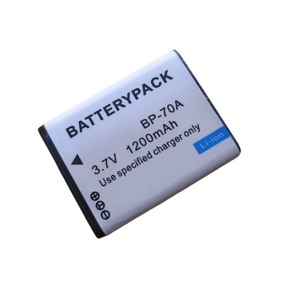 Pre spoločnosť Samsung BP-70A BP70A PL80 ES70 PL90 100 PL120 PL170 PL200 PL201 SL50 SL600 SL605 SL630 Výmena kamery s výmenou fotoaparátu 1200 mAh