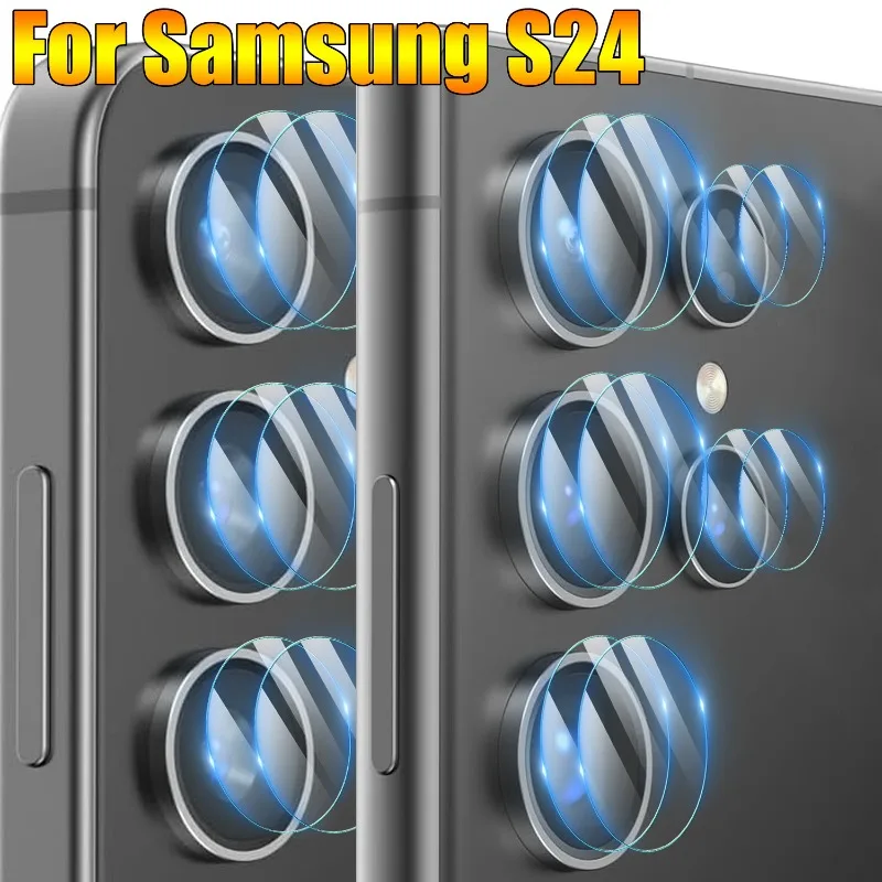 Pre spoločnosť Samsung Galaxy S24 Plus Ultra Camera Chrániče HD proti strohému sklenenému ochrannému filmu pre Samsung S24 série S24