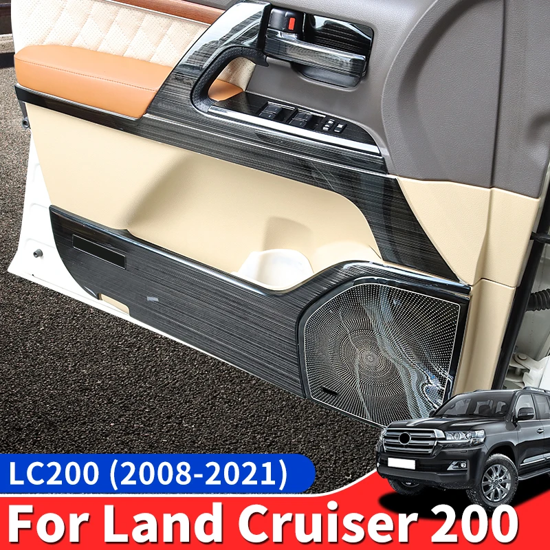 Pre spoločnosť Toyota Land Cruiser 200 LC200 2008-2021 Interiér modernizované dekorácie Doplnky z nehrdzavejúcej ocele 2020 2019 2019 2018