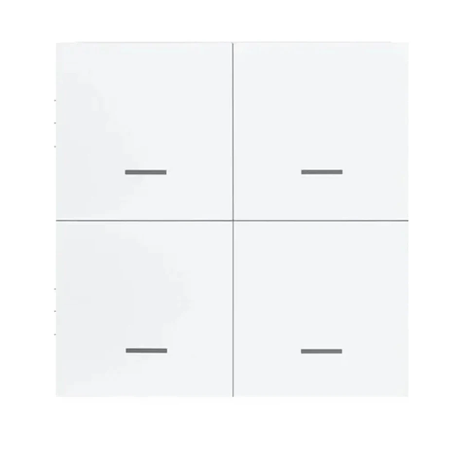 Pre spínač inteligentnej scény TUYA/ZIGBEE 4 GANG 12 SCENE prepínač tlačidla Domáca automatizácia Scenár prepínanie prepínania TUYA-DEVICES