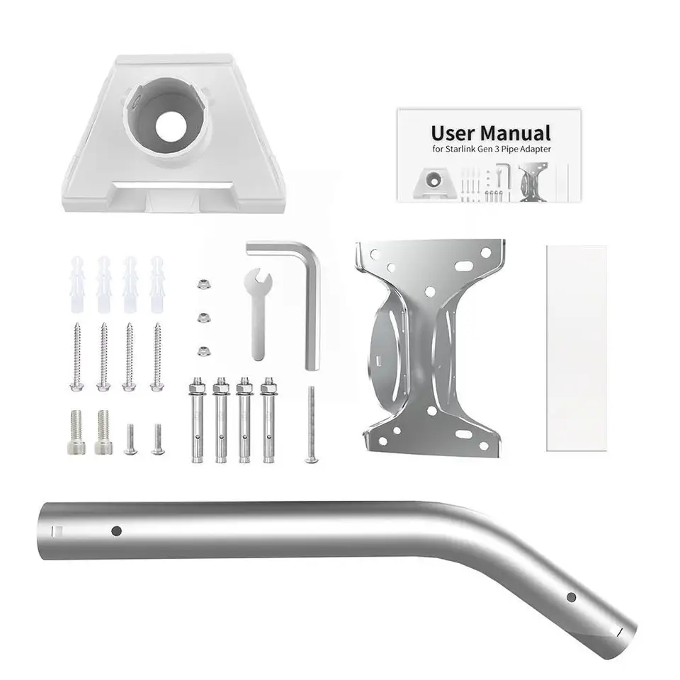 pre Starlink V3 Mount Kit Gen 3 Long Wall Držiak Inštalácia kompatibilná so štandardnou satelitnou anténou Gen3