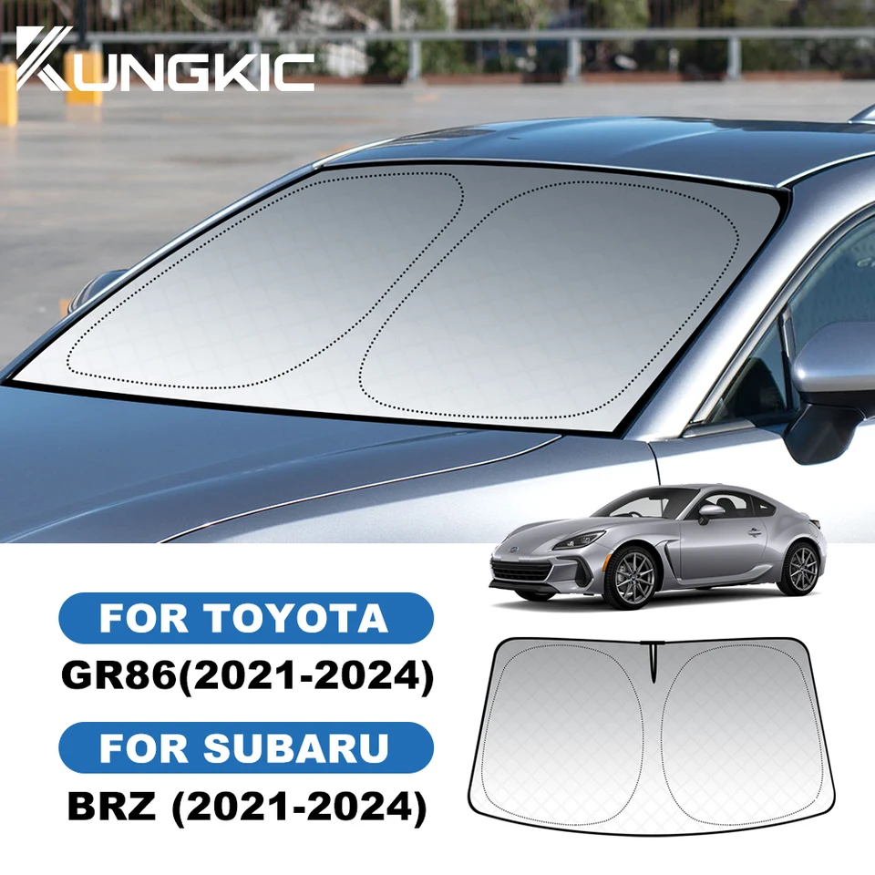 Pre Subaru BRZ Toyota GR86 2021 2022 2023 2024 LHD RHD Predné zadné zadné zadné zadné slnečné sklo Černé sklo Černé sklo Skladanie UV ochrany UV