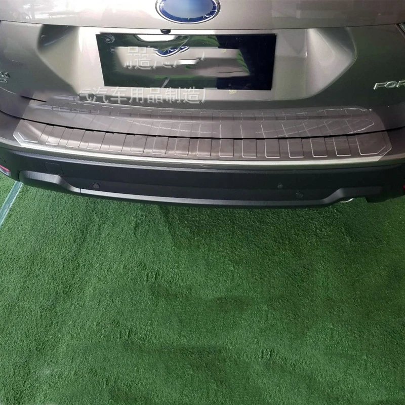 Pre Subaru Forester 2019-2023 Nerezová oceľ Vonkajší automobil Kmeň zadná škatuľka na zadnú škatuľu Pedál Pedál Panlow Panel Cover Cover Styling automobil