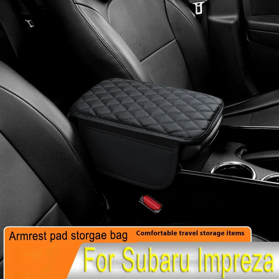 Pre Subaru Forester Impreza CAR Interiérový príslušenstvo lakťová skrinka na lakťovú skrinku Zvýšte kryt chrániča konzoly Console Storage Bag Center