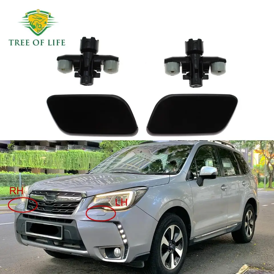 Pre Subaru Forester SJ 2016-2018 Sport Model Vysoko vybavený predný svetlometový kryt trysky Termolmp Satový striekajúci prúdový prúdový uzáver