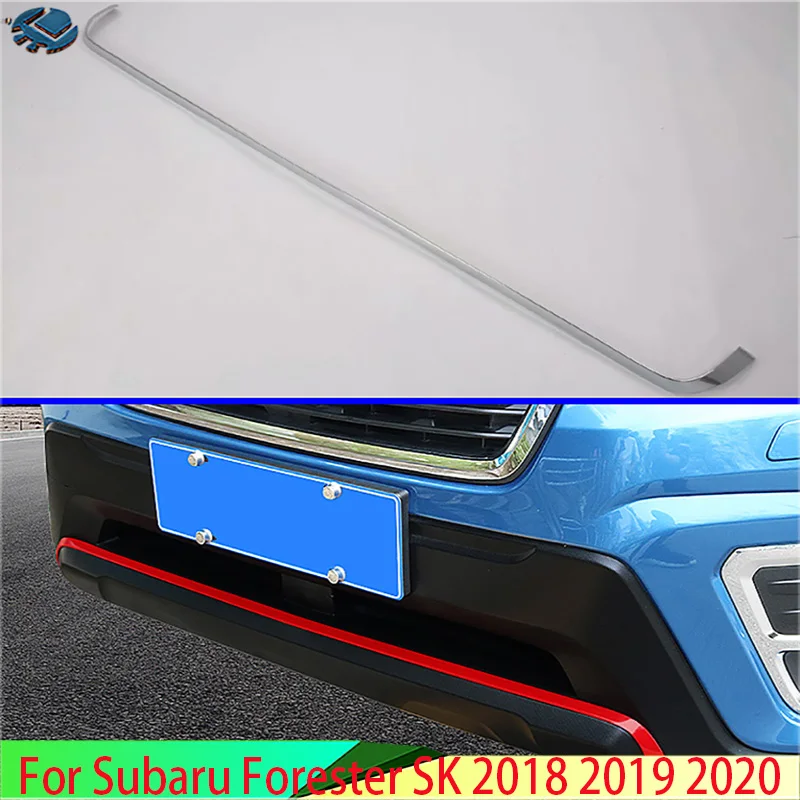 Pre Subaru Forester SK 2018-2024 Ozdobte príslušenstvo pred krytom krytu lišty typu lišta na lištu dolného mriežky