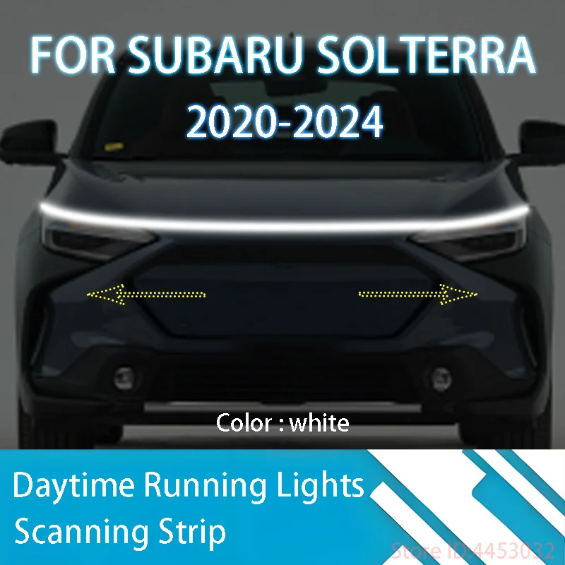Pre Subaru Solterra 2020-2024 Nová aktualizácia LED Denné bežiace svetlo SKENÁLO ŠTÚDENIA KAPA DRL Sprievodca dekoratívna okolitá lampa 12V