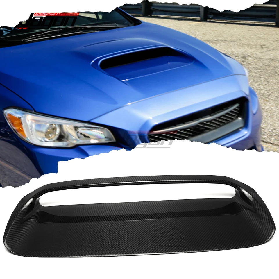 Pre Subaru WRX S4 Va STI 2018-2021 Uhlíkové vlákno Prietok vzduchu Vzduchová kapucňa Scoop Vent Turbo Bonnet Tin