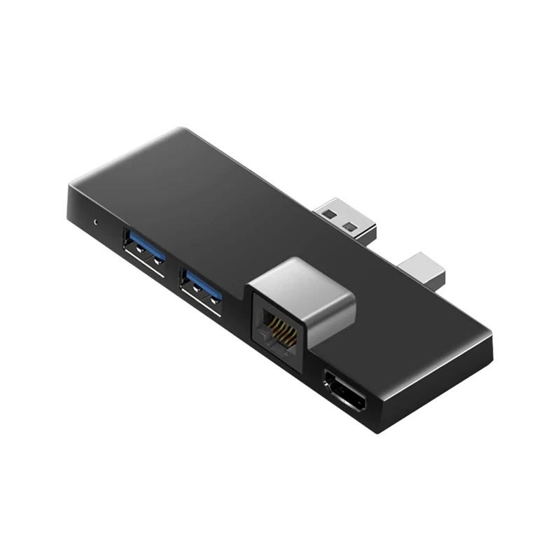 Pre Surface Pro 4 5 6 Hub Docking Station s 4K -kompatibilnými TF Card Reader Gigabit Ethernet 2 USB 3.1 Gen 1 Port