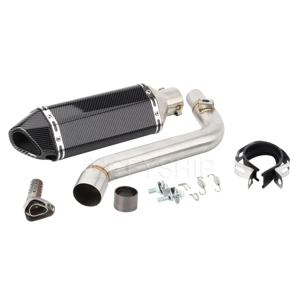 Pre Suzuki DR650 1996 až 2019 2020 DR 650 SE 1996-2020 DR650 Escape Slip-On Motorcyclefund Tufler a Link Pipe System