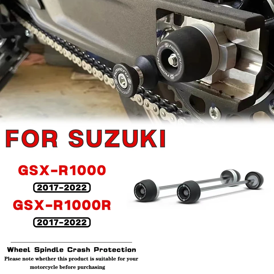 Pre Suzuki GSX-R1000 GSX-R1000R 2017 2018 2019 2020 2021 2022 Motocyklové príslušenstvo Ochrana predného zadného kolesa