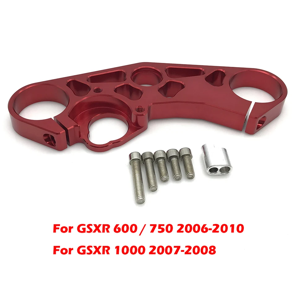 Pre Suzuki GSXR GSX-R 600 750 1000 GSX-R600 GSX-R750 GSX-R1000 Motorcycle predná vidlica Spúšťací strmeň Triple Tree Horná svorka