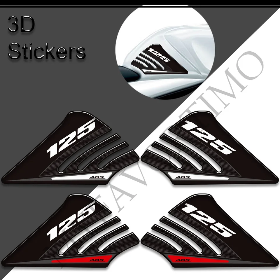 Pre Suzuki GSXS GSX-S125 Motocyklová nádrž na chrániče podložky GRIPS GAS PALICKÝ OLEJ KONTA Súprava koleno nálepky GSXS125 GSX S125 GSX-S125