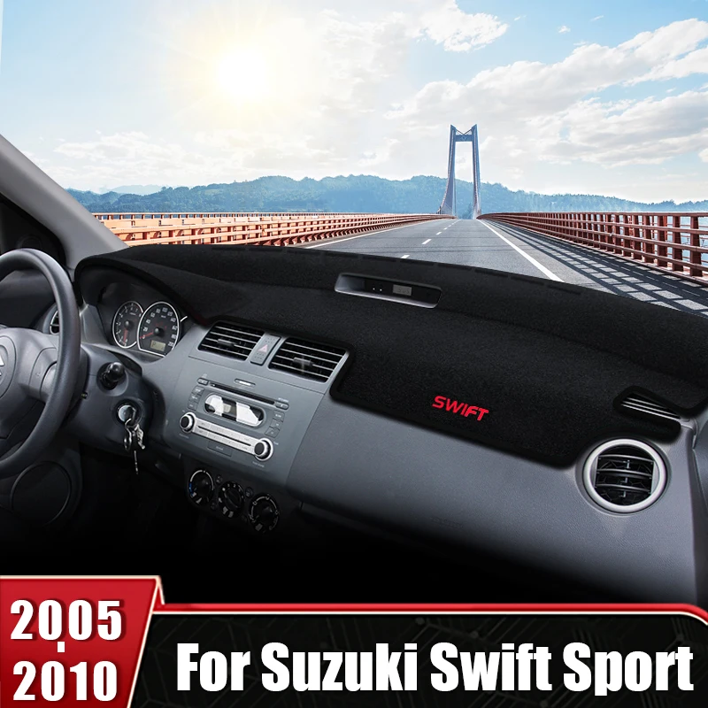 Pre Suzuki Swift Sport 2005 2006 2007 2008 2009 2010 Obálka automobilovej dosky Vyhnite sa ľahkým prístrojom prístrojov Koberec ochranca príslušenstva