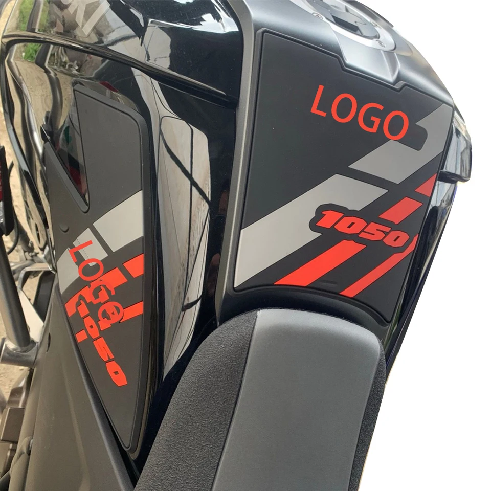Pre Suzuki V-Strom 1050 VSTROM 1050 XT DL1050 DL1050XT Motocykel, ktorý nie je skĺznutý bočnými palivovými nálepkami palivovej nádrže Vodotesná gumová nálepka