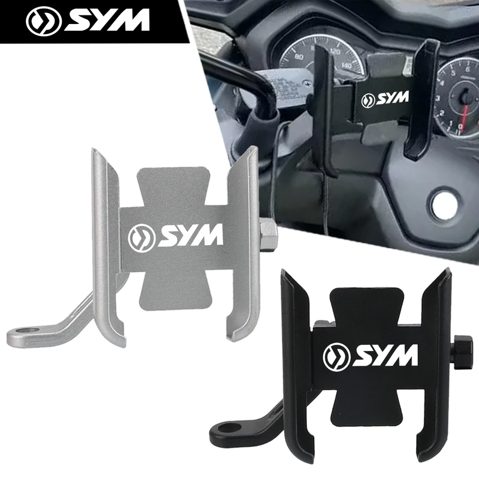 Pre Sym JP150 GR125 Fiddle 3 FNX150 MaxSym 400I 600i Motorcycle Accessories CNC Rovnádelové ovládače Mobilný telefón Držiteľ GPS GPS Statelov