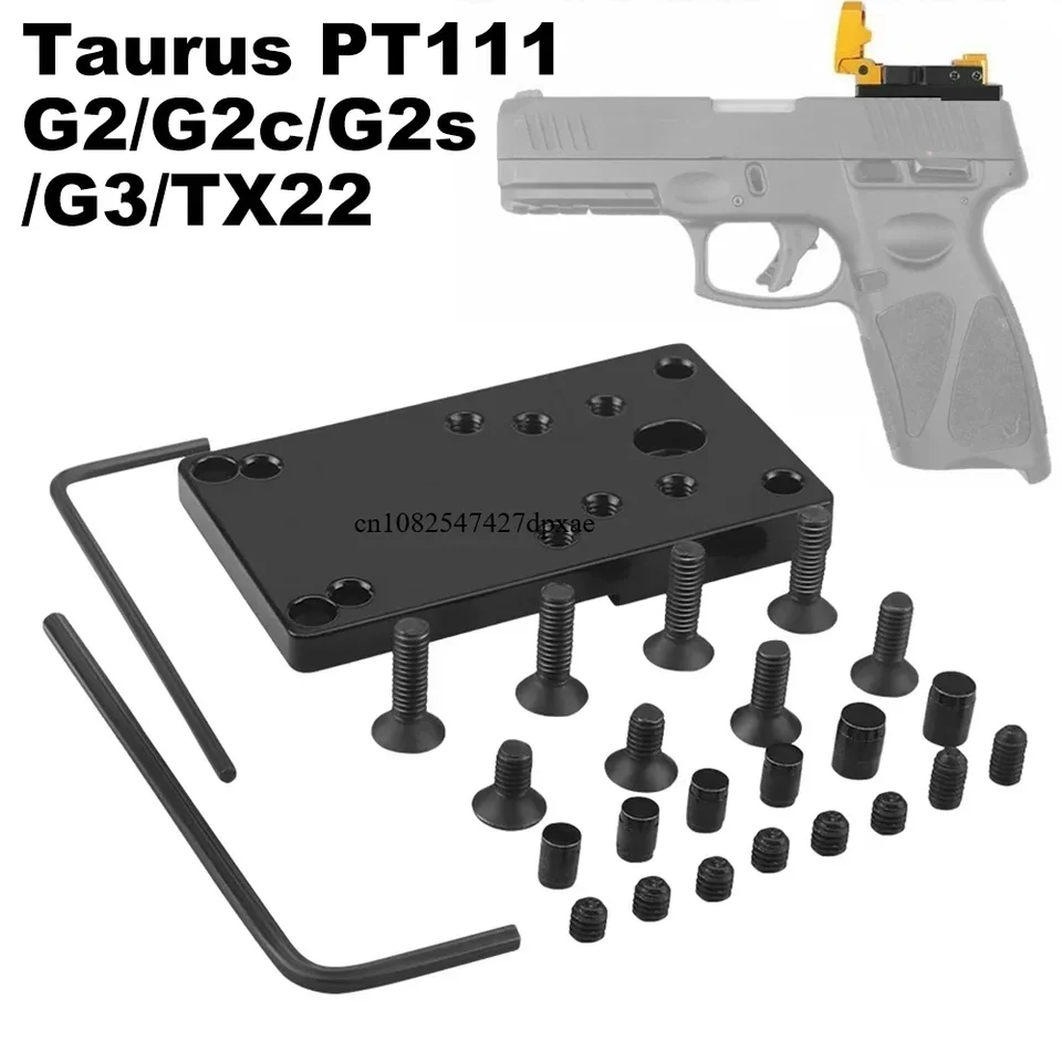 Pre Taurus Original G3/PT111 G2 G2C G2S Pištoľ Red Dot Doplack Base Base pre RMR/VISM/MROS/Vortex/Docter/Docter/ADE ADE ADE