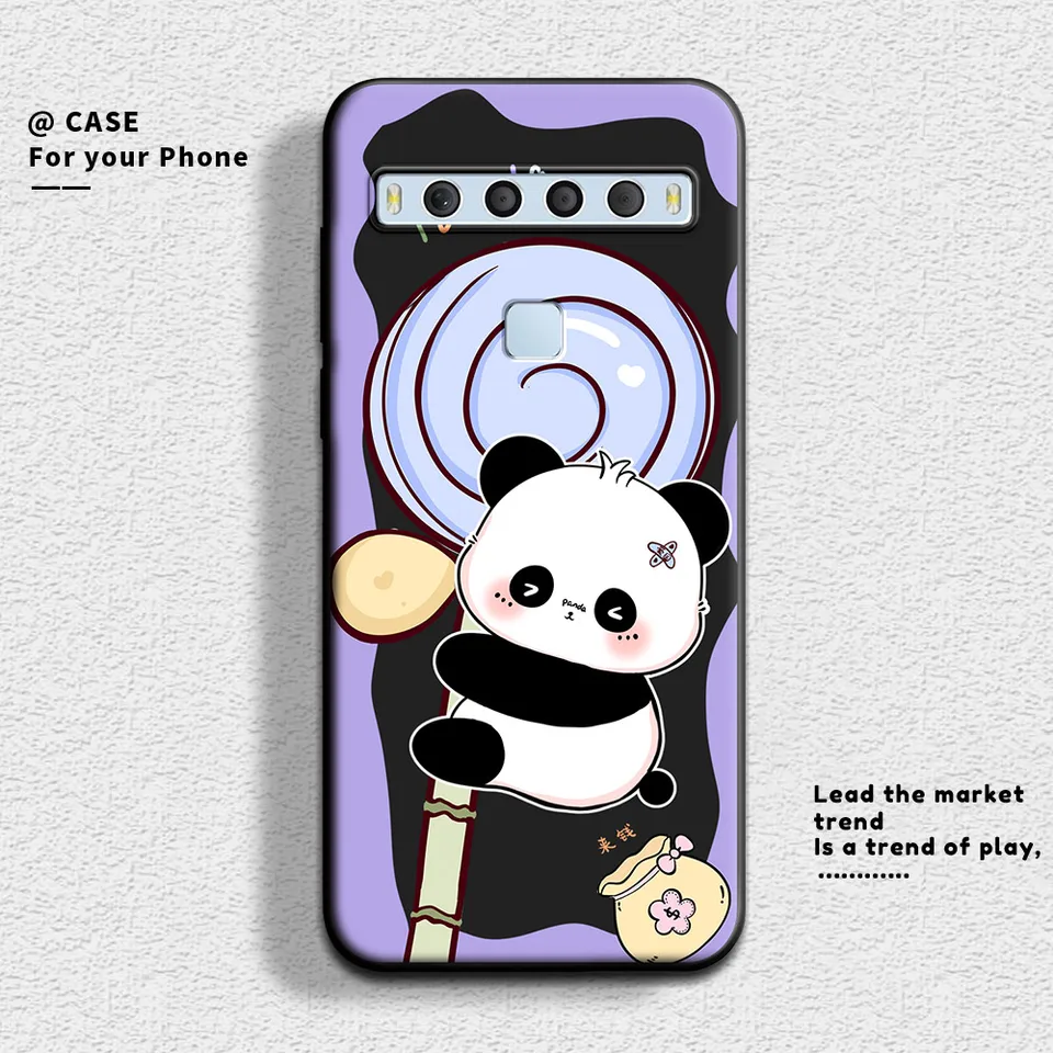 Pre TCL 10L / 10 Lite Case Cuce Cute Flower Soft Silikone Pár telefón pre TCL 10L Chráňte kryt proti nárazu pre TCL 10 Lite