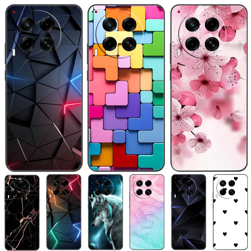 Pre Tecno Camon 30 Premier Case pre Camon30 Premier Funda Funda Soft Silikone Puzdia pre Tecno Camon 30 Premier Cover Coque Coque Bag