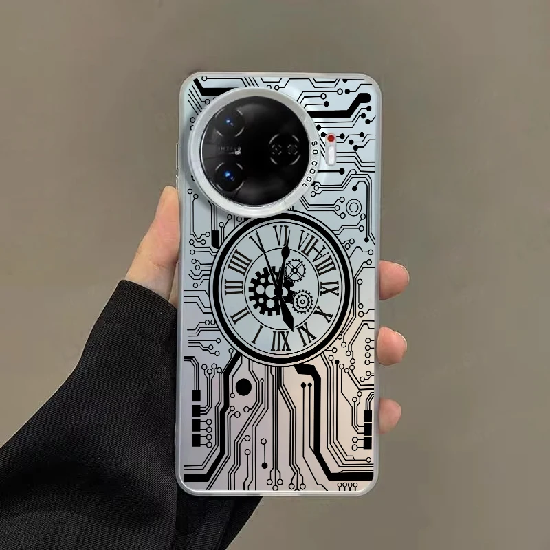 Pre Tecno Camon 30 Premier, Tecno Camon 30s Pro Tecno Camon 20 Pro 4G 5G Luxusný kreslený laserový telefónny prípad č. 44