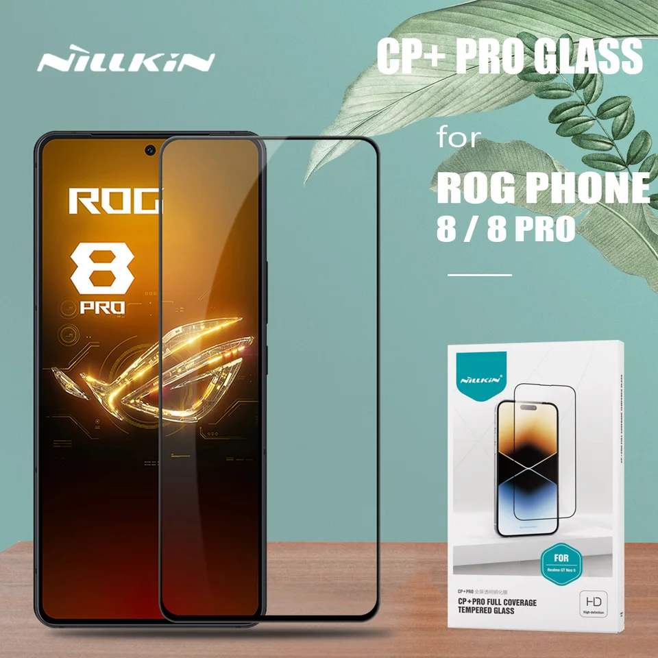 Pre telefón ASUS ROG 8/8 Pro Glass Nillkin CP+ Pro 2.5d Temperovaný sklenený chránič obrazovky pre Rogphone 8 Pro HD Glass Film