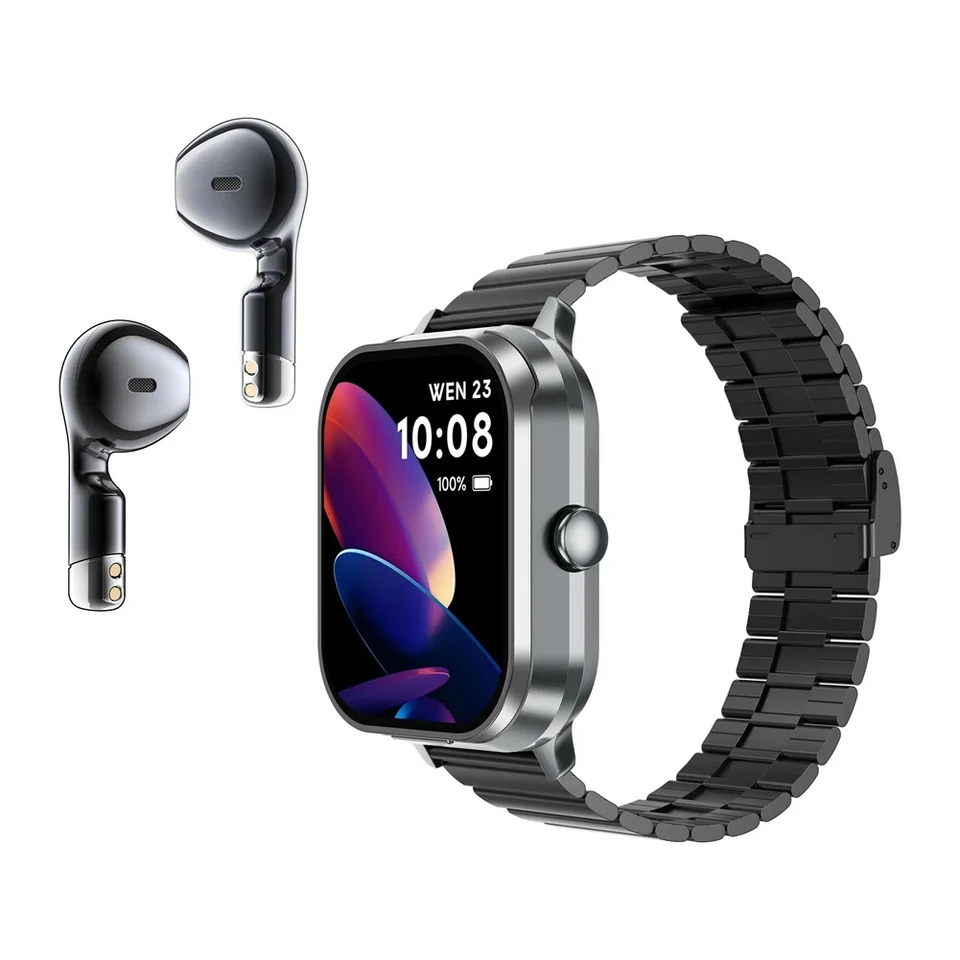 Pre telefón ASUS ROG 8 PRO ZENFONE 11 ULTRA SUNDPLON SMART WOOTH WOOTH 2-I-1 Wireless Bluetooth slúchadlá Fitness Sports Smartwatch