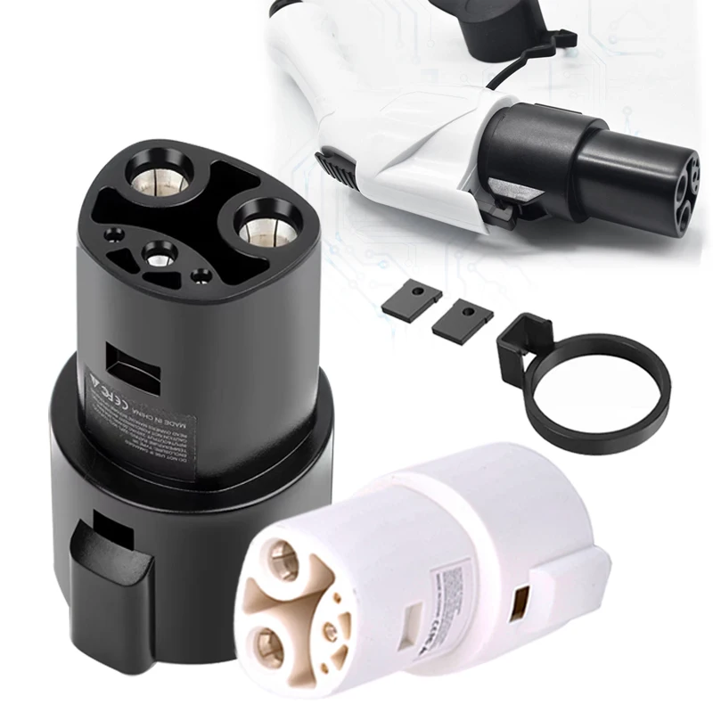 Pre Tesla EV nabíjačku adaptér elektrickým nabíjacím konektorom pre Tesla Model XY 3 S SAE J1772 TYP 1 Adaptér pre TESLA EVSE