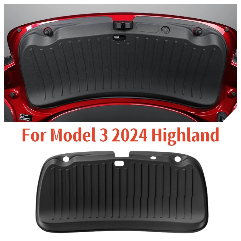 Pre Tesla Model 3 2024 Highland Trunk Inner Ochranná rohož TPE odoláva vodotesným poškriabaným rohožom odolným voči poškriabaniu