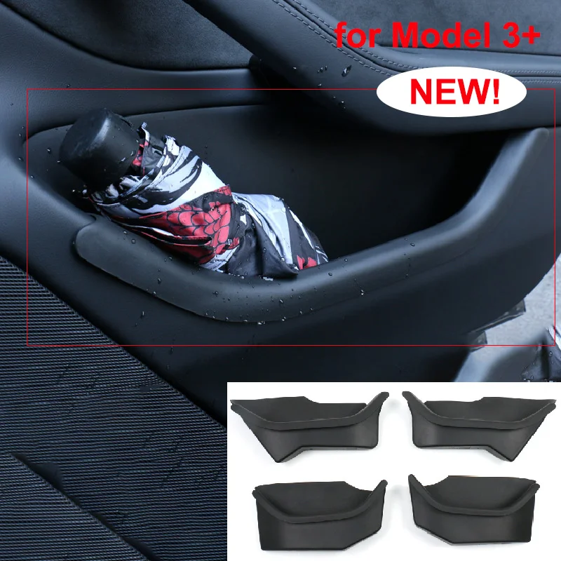Pre Tesla Model 3 Highland 2024 Dvere Full Storage Box Organ Organizátor zásobník Waterproof Scratch odolný