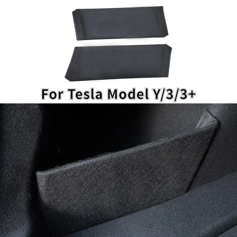 Pre Tesla Model Y/3/3+ Highland Accessories Trunk Baffle Tail Box Oddočne úložné priečky na dosku Boot Boot Side Baffles 2017-2024