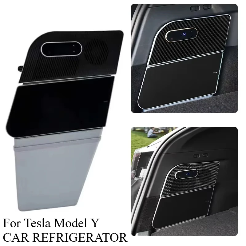 Pre Tesla Model y kufre automobilu Volt chladnička 12 V Prenosná autobusová chladnička 15L Automatické chladiace kompresory Outdoor Cestovné kempingy