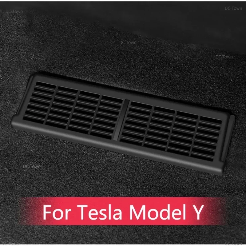 Pre Tesla Model y pod sedadlom Ochrana vetracieho krytu klimatizačný vzduchový výstupná maska ​​antidirty podložky Modely príslušenstvo 2021-2024
