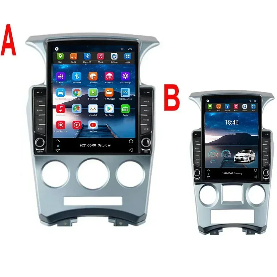 Pre Tesla Style 2Din Android 13 Car Radio pre Kia Carens 2007 -2035 Multimediálny videozáznam GPS Stereo Carplay DSP RDS Camera
