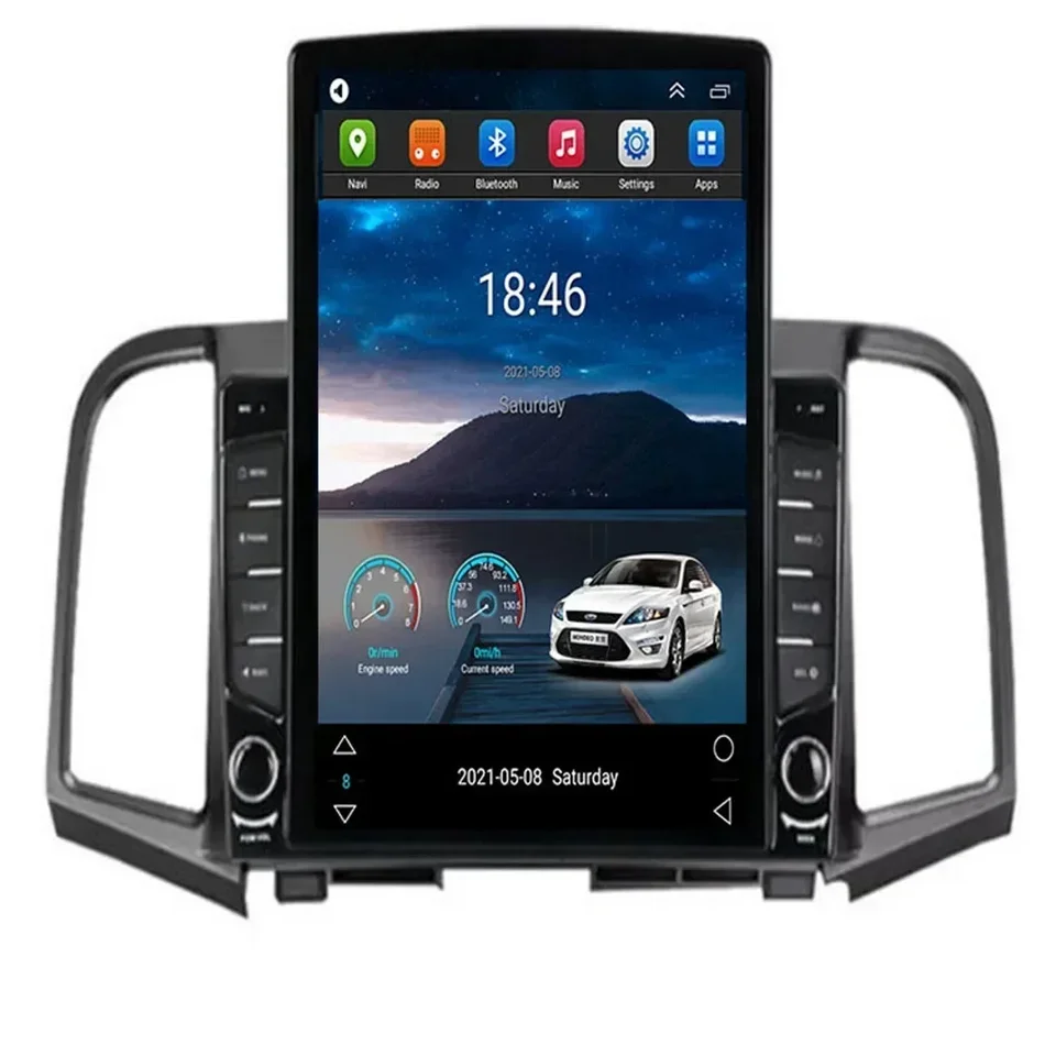 Pre Tesla Style 2Din Android 14 Car Radio pre Toyota Venza 2008-2035 Multimedia video prehrávač GPS Stereo Carplay DSP RDS Camera