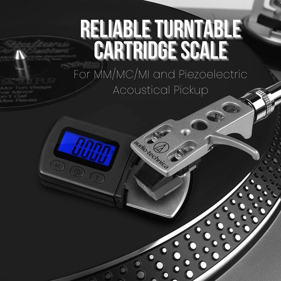 Pre tonearm fono kazetu pre LP Vinyl Record Traftable Player Digital Traftable Stylus Force Balance 0,01G Španielky Scale