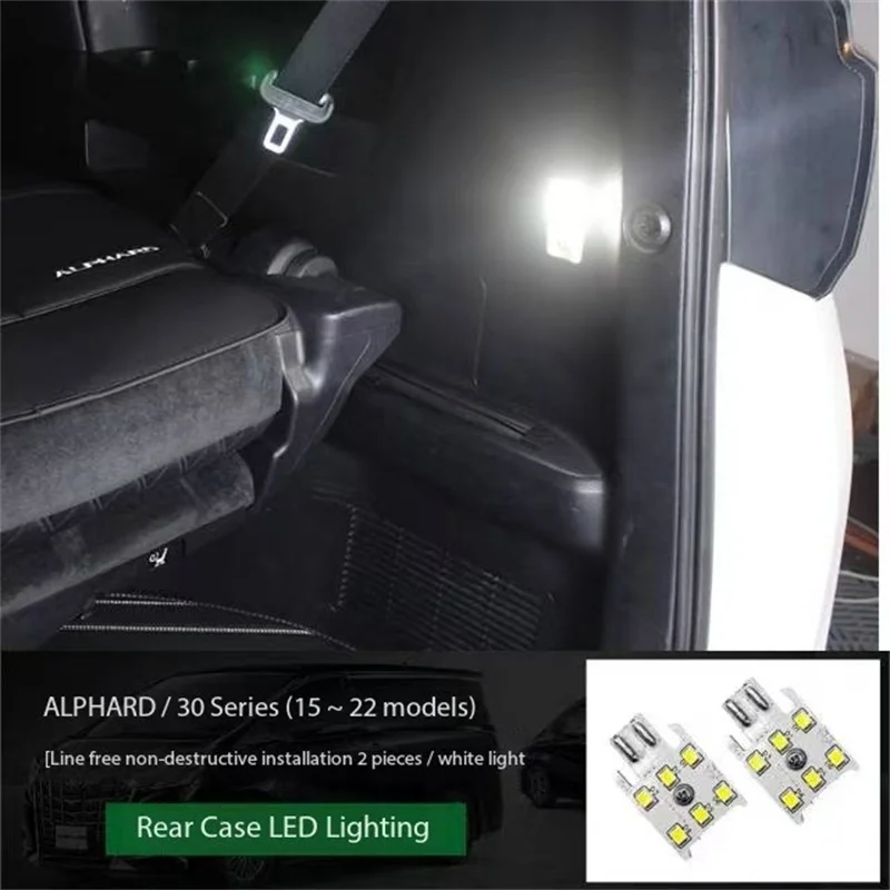 pre Toyota Alphard VellFire 30 Series 2015-2021 Trunk LED LIGHT LIGHT DOPOROFIT ACTIPORY