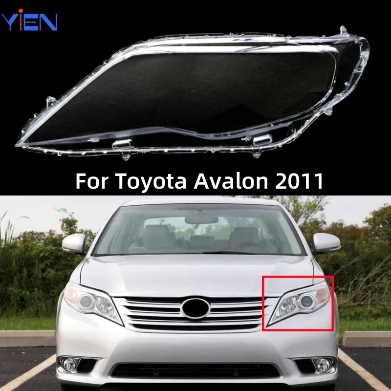 Pre Toyota Avalon 2011 Príslušenstvo auto priehľadné počítačové materiály svetlomety lampa sklenená škrupina